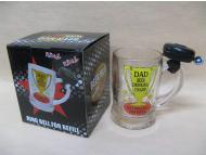 Beer glass with bell for Father Day