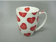 Ceramic love mug for Valentine's Day