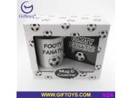 Football Mug & coaster gift set